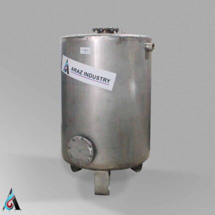 منبع کویلدار افقی آب گرم ۵۰۰ لیتری آراز صنعت