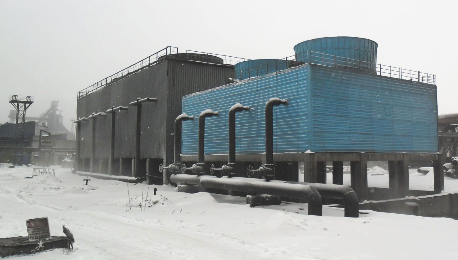 روش های پیشگیری از یخ زدگی برج خنک کننده در زمستان 1 روش های پیشگیری از یخ زدگی برج خنک کننده در زمستان